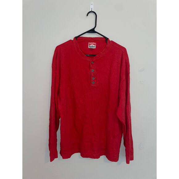 Vintage Marlboro Shirt Long Sleeve Thermal Unlimited Red Tee 90s Large - Picture 1 of 11